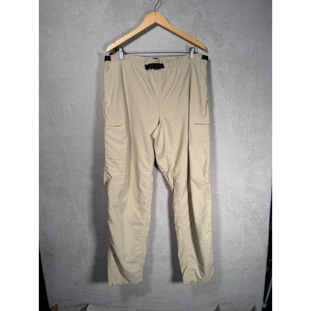 Patagonia Mens Gi III Nylon Hiking Pants Tan Beige 55020 Belted Cargo Large
